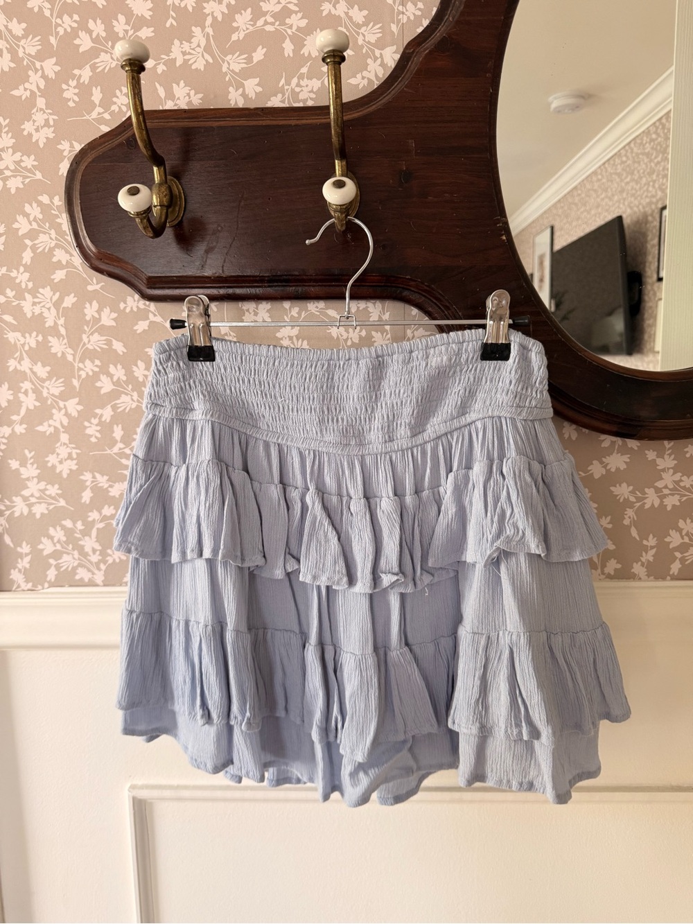 Periwinkle layered skort